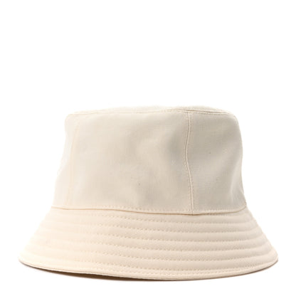 Hermes Cotton Elena Bucket Hat 59 White 6 of 8