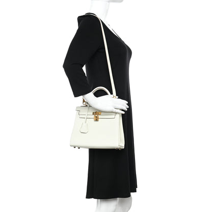 Hermes Togo Kelly Retourne 25 Mushroom 2 of 11