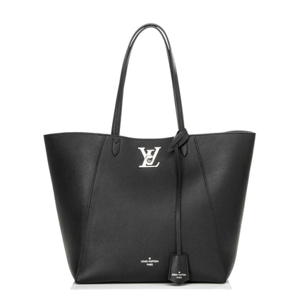 Louis Vuitton Calfskin Lockme Cabas Black 1 of 8