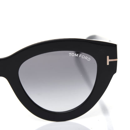 Tom Ford Slater Cat Eye Sunglasses TF658 Black 7 of 8