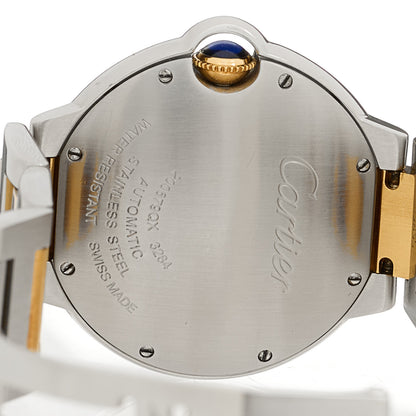 Cartier Stainless Steel 18K Yellow Gold 36mm Ballon Bleu De Cartier Automatic Watch 4 of 4