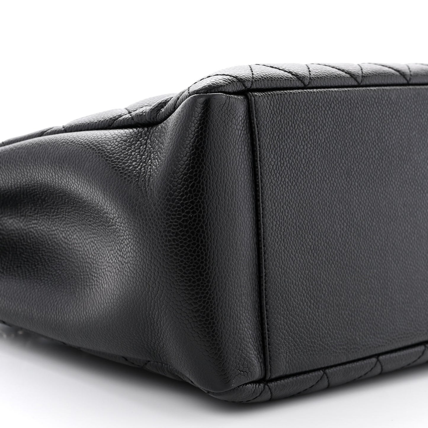 Caviar Quilted Grand Shopping Tote GST Black