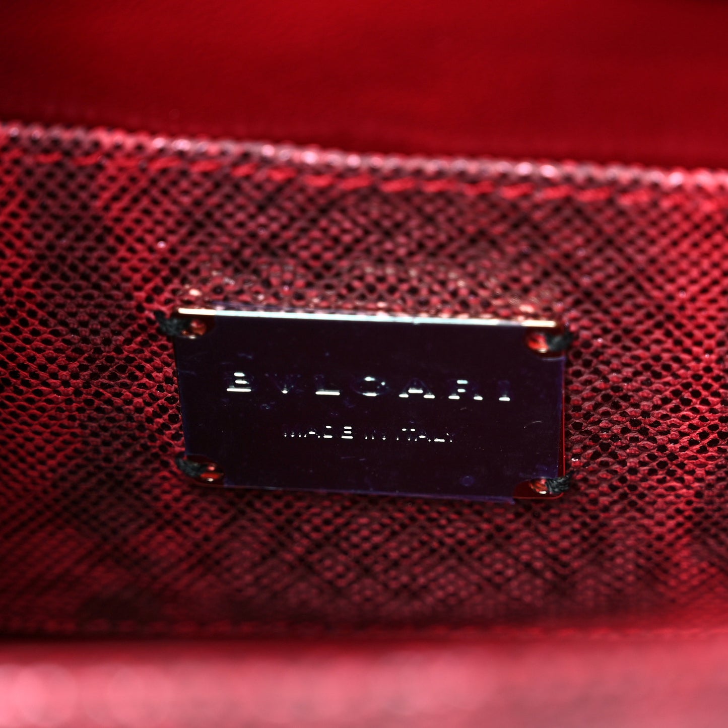 Karung Serpenti Forever Crossbody Red