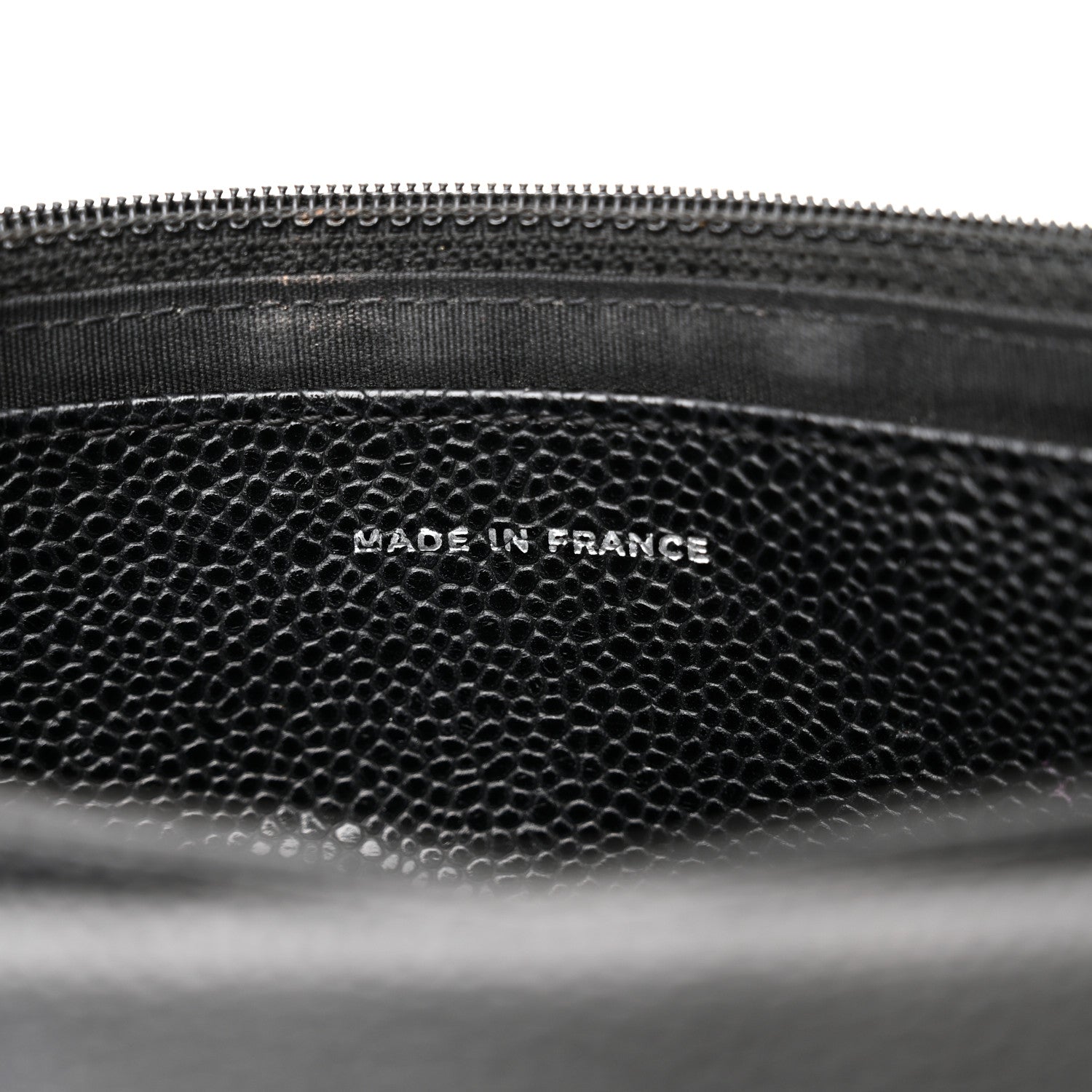 Chanel Caviar Half Moon Wallet On Chain WOC Black 7 of 12