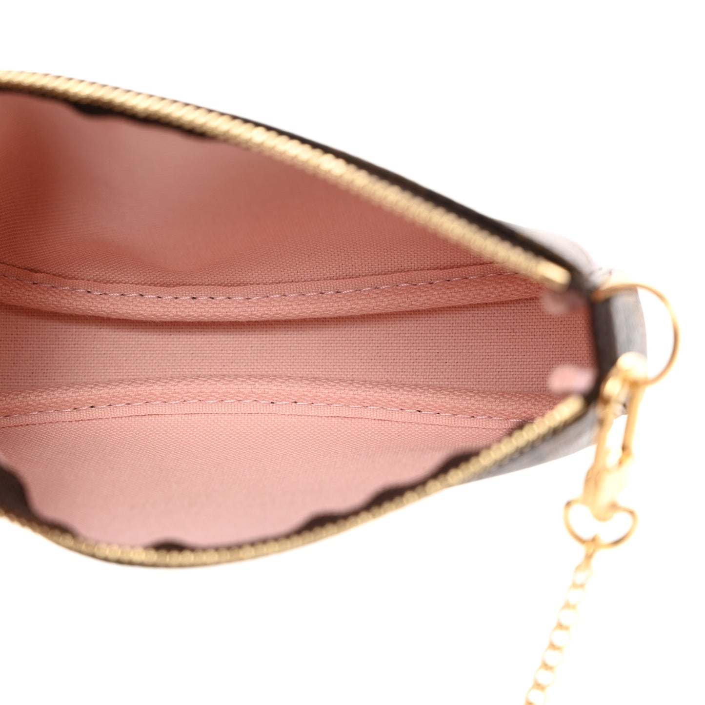 Damier Ebene 2020 Christmas Animation Big Wheel Mini Pochette Accessories Rose Ballerine