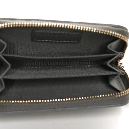 Chanel Lambskin Quilted Chanel 19 Zip Around Coin Purse Wallet Grey 5 of 12