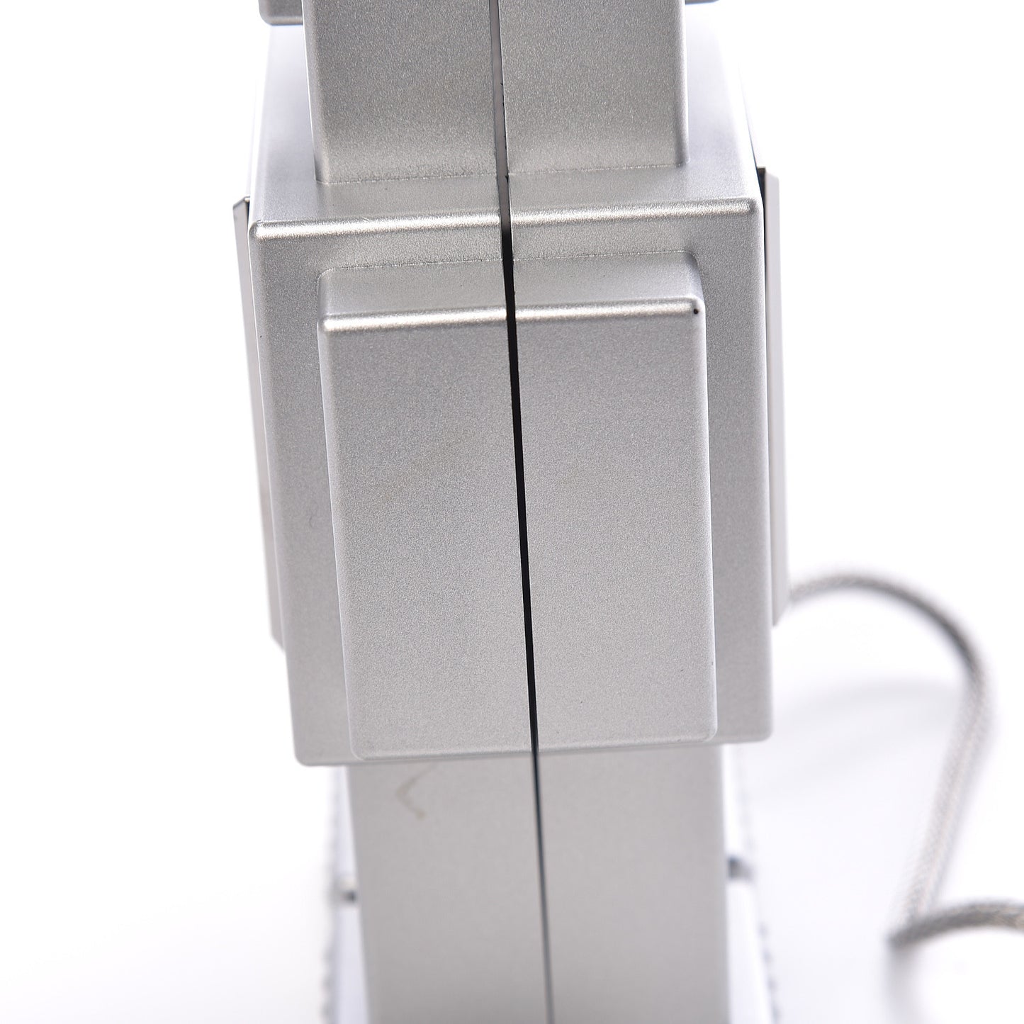 Perspex Roboter Series Clutch Bag Silver