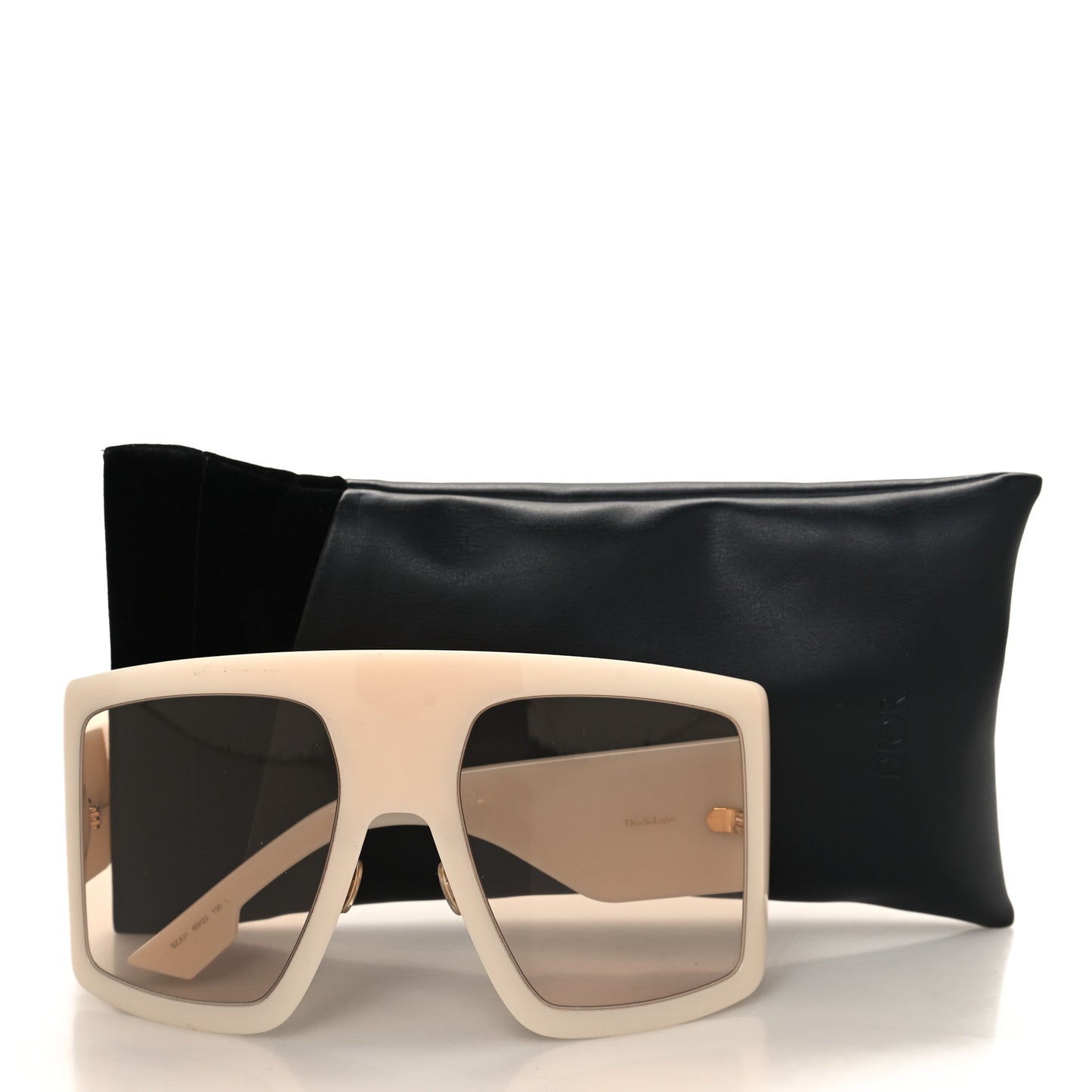 Acetate DiorSo Light 1 Shield Sunglasses Ivory