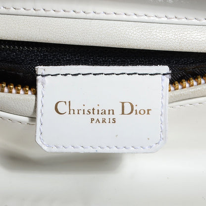 Christian Dior Patent Cannage Medium Lady Dior White 6 of 9