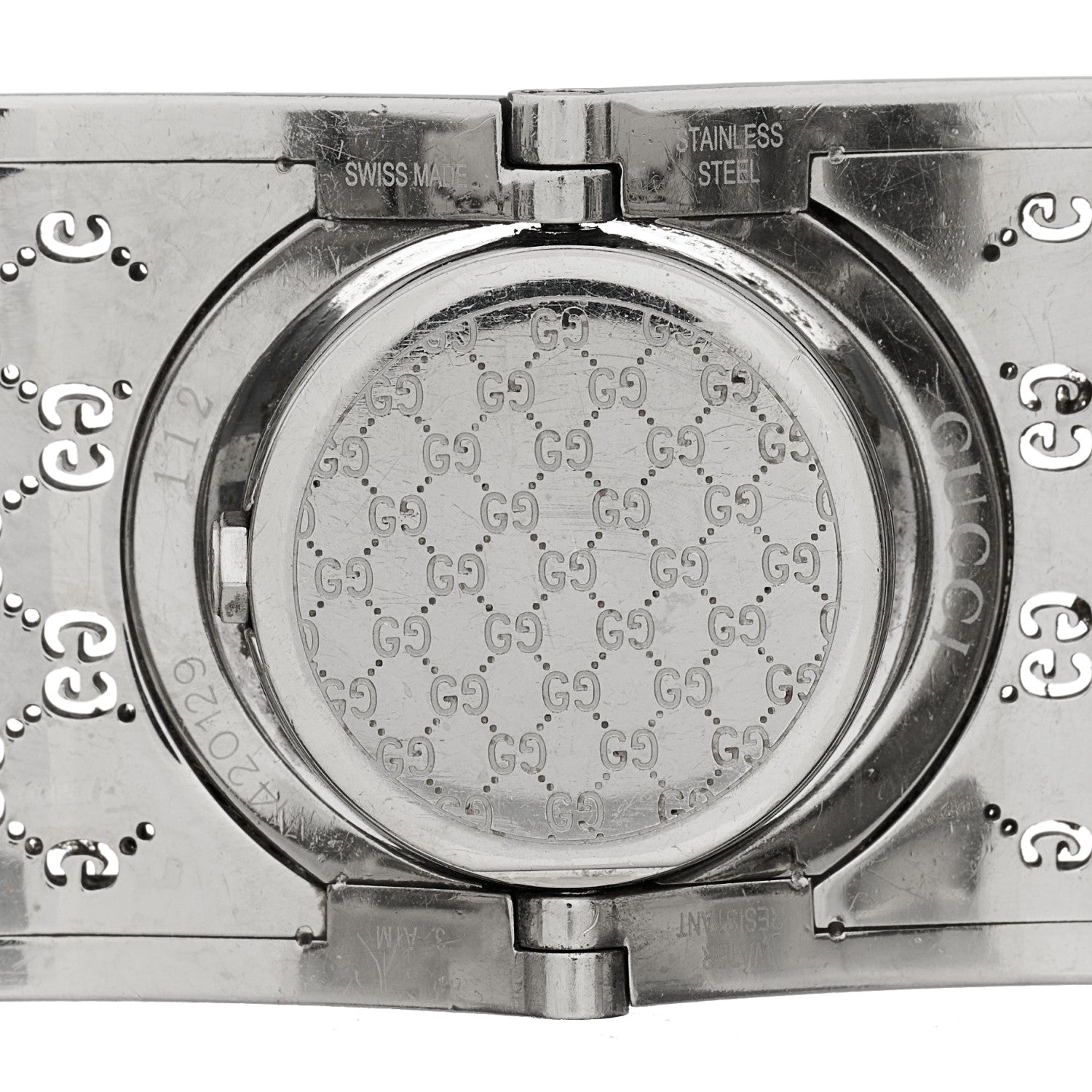 Gucci Stainless Steel 33mm Twirl Quartz Watch Brown 4 of 4