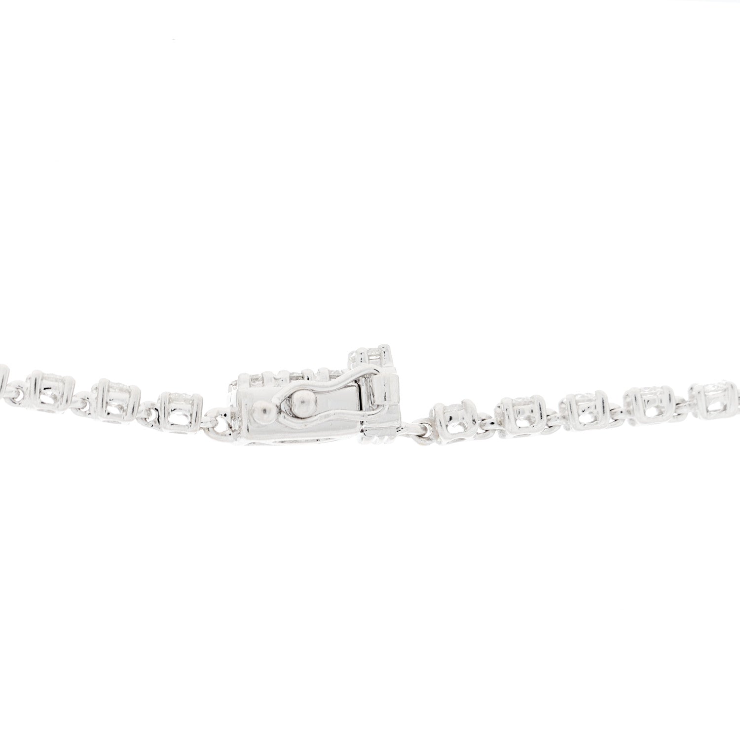 Anita Ko 18K White Gold Diamond Rope Choker Necklace 4 of 5