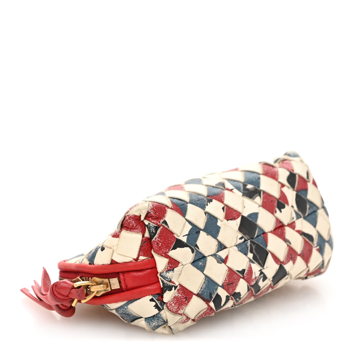Bottega Veneta Nappa Intrecciato Cosmetic Case Multicolor 4 of 10