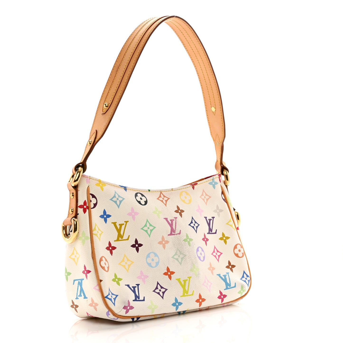 LOUIS VUITTON Monogram Multicolor Lodge PM White