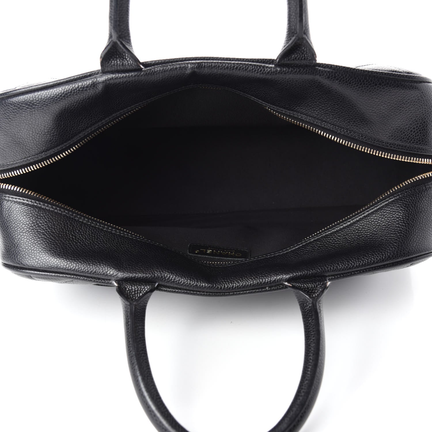 Chanel Caviar Quilted Large Bowler Black 5 of 13