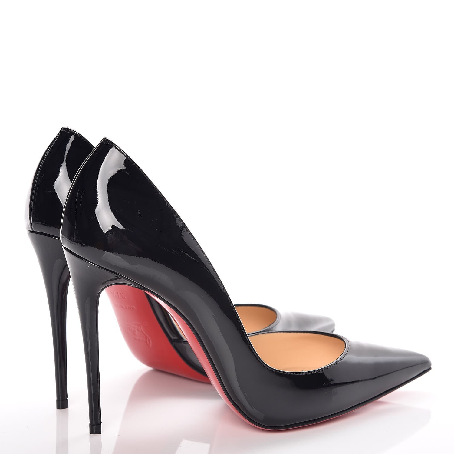 Christian Louboutin Patent Iriza 100 Pumps 37.5 Black 4 of 11