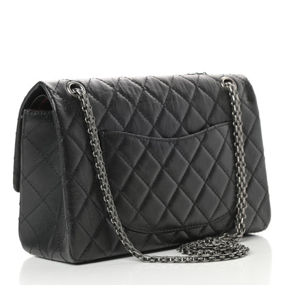 Chanel Aged Calfskin Quilted 2.55 Reissue 226 Flap Black 3 of 13