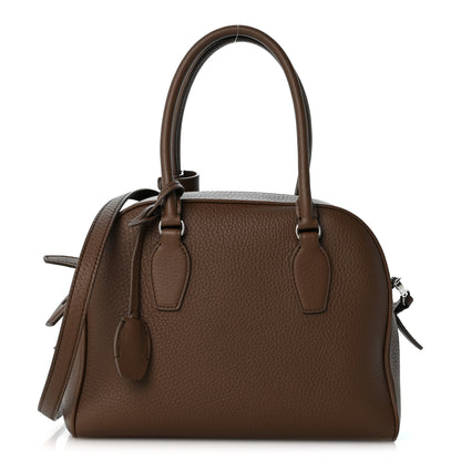 The Row Matte Grained Calfskin India 10 Dark Olive 1 of 9