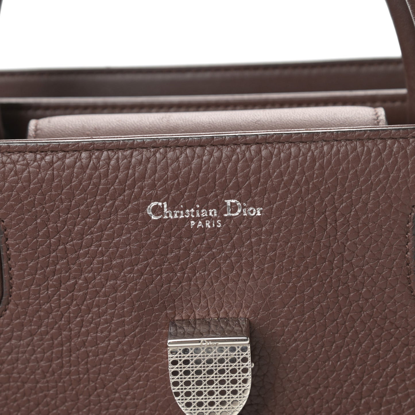 Grained Calfskin Large Diorever Flap