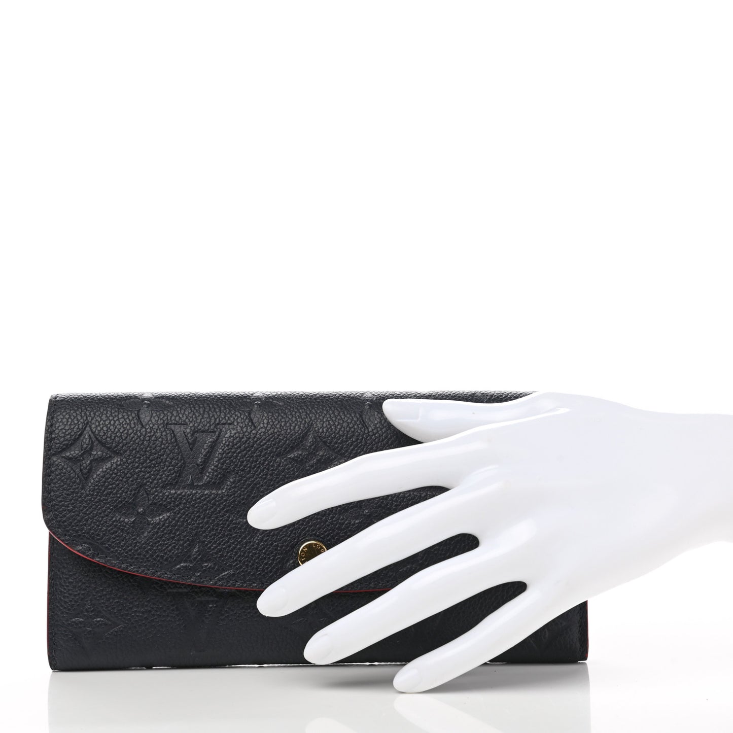 Empreinte Emilie Wallet Marine Rouge