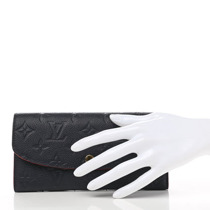 Louis Vuitton Empreinte Emilie Wallet Marine Rouge 2 of 6