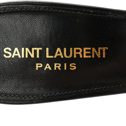 Saint Laurent Raffia Calfskin La 16 95 Mule Sandals 40 Cammello 6 of 11