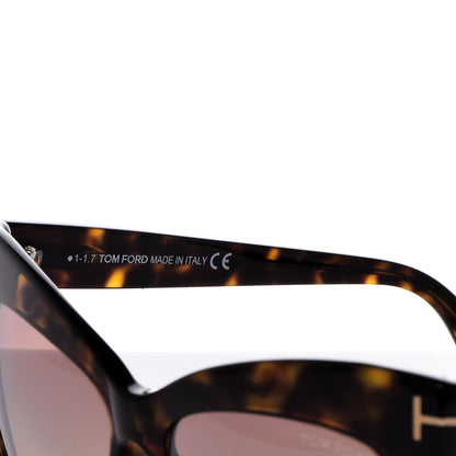 Tom Ford Nika Cat Eye Sunglasses TF523 Havana 5 of 9
