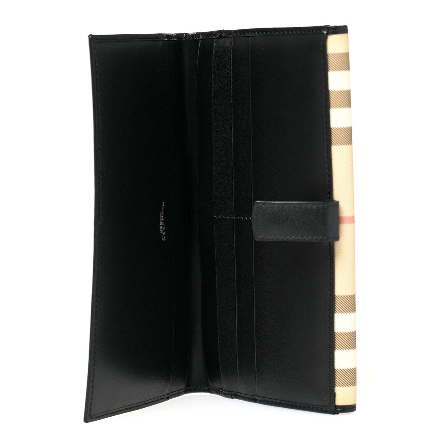 Nova Check Continental Wallet Black