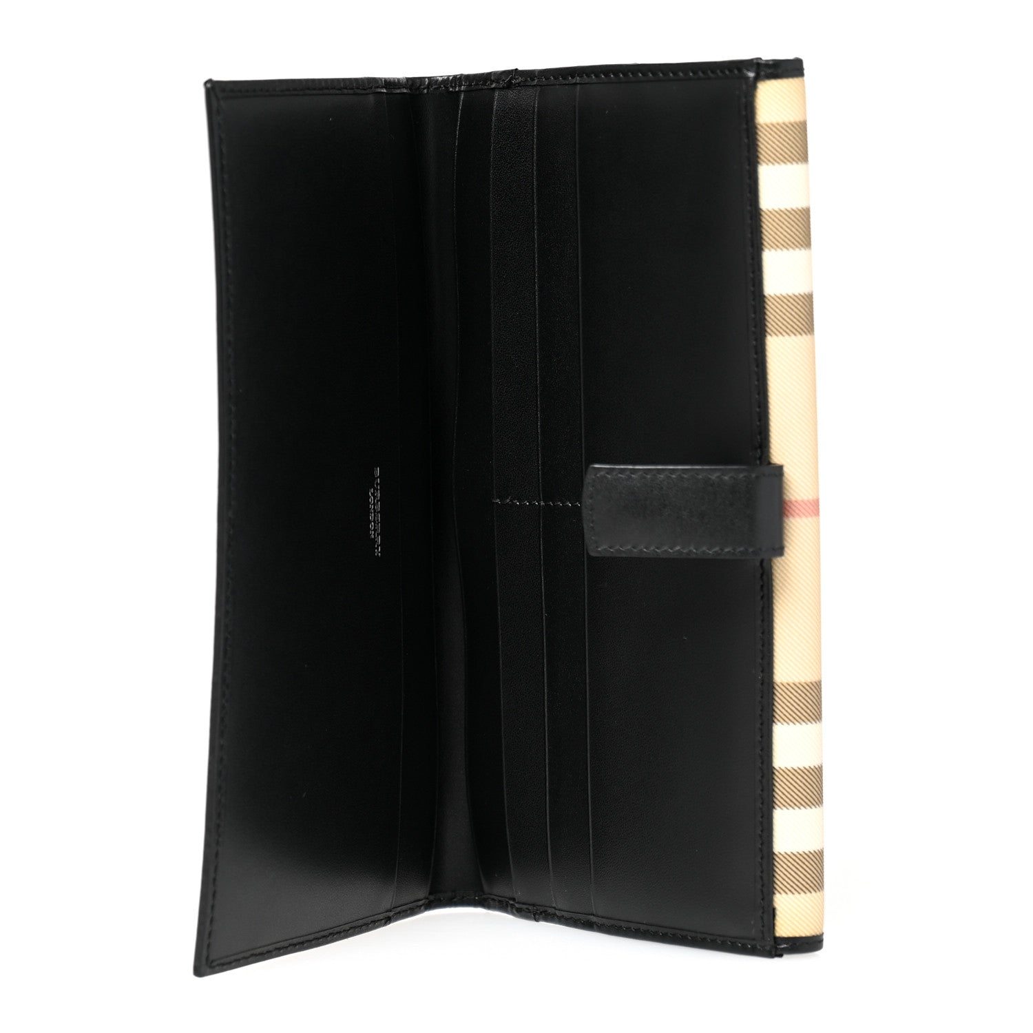Burberry Nova Check Continental Wallet Black 5 of 9