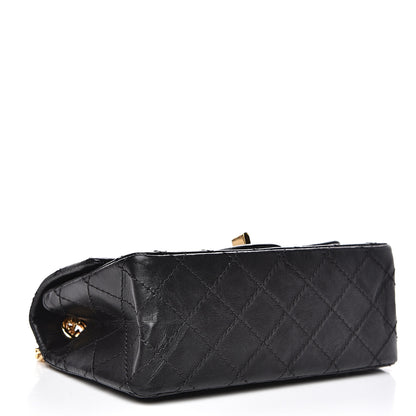 Chanel Aged Calfskin Quilted 2.55 Reissue Mini Flap Black 3 of 8