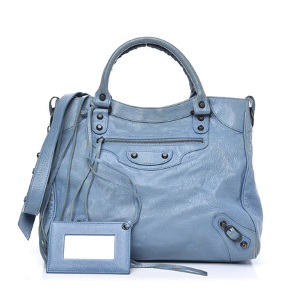 Balenciaga Agneau Classic Hardware Velo Bleu Indigo 1 of 19