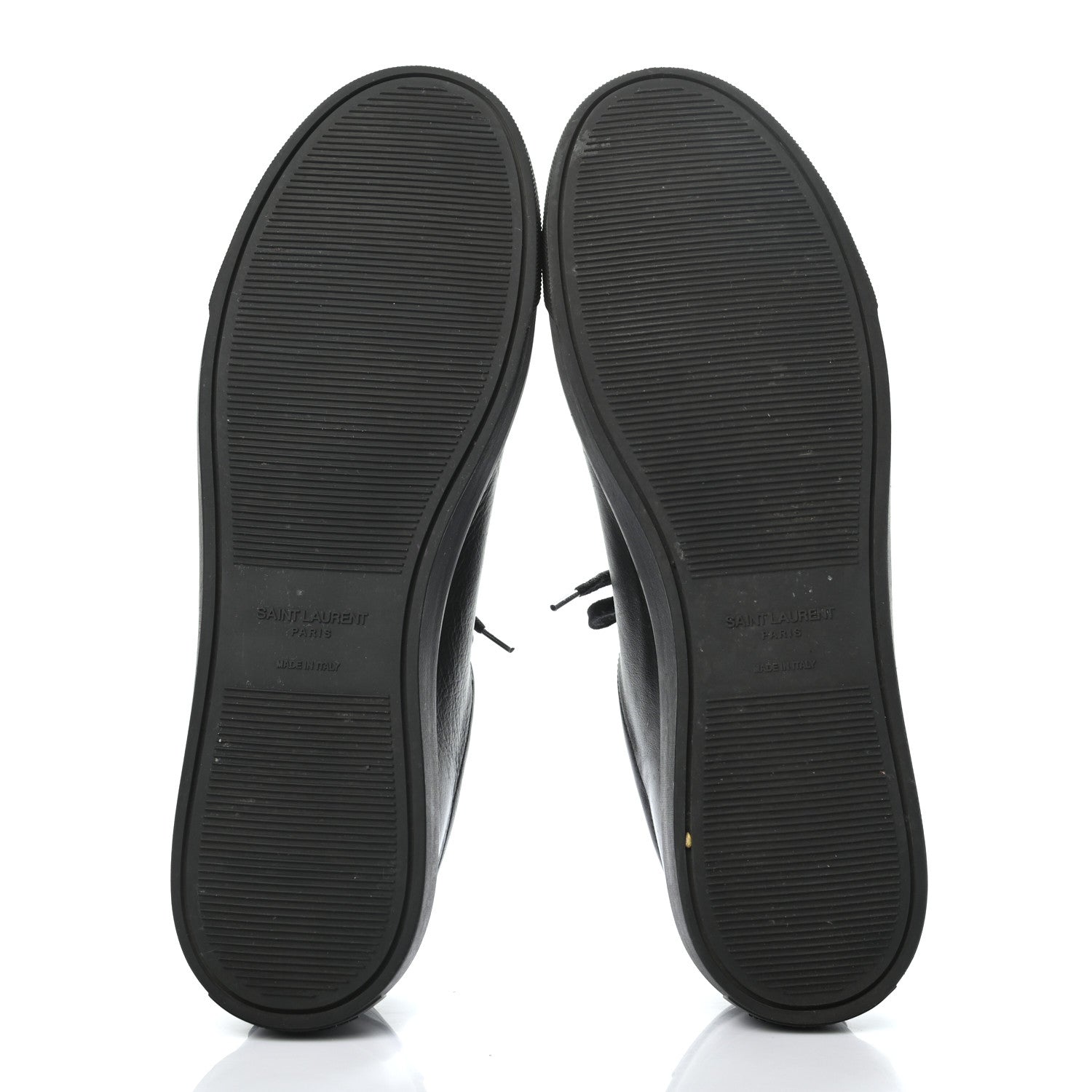 Saint Laurent Calfskin Mens Andy Low Top Sneakers 47 Black 5 of 8