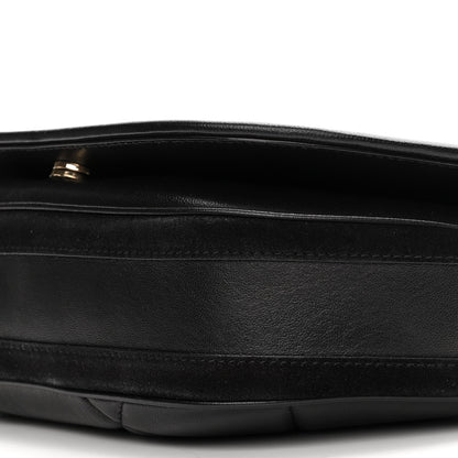 Burberry Lambskin Quilted Small Olympia Pouch Black 9 of 10
