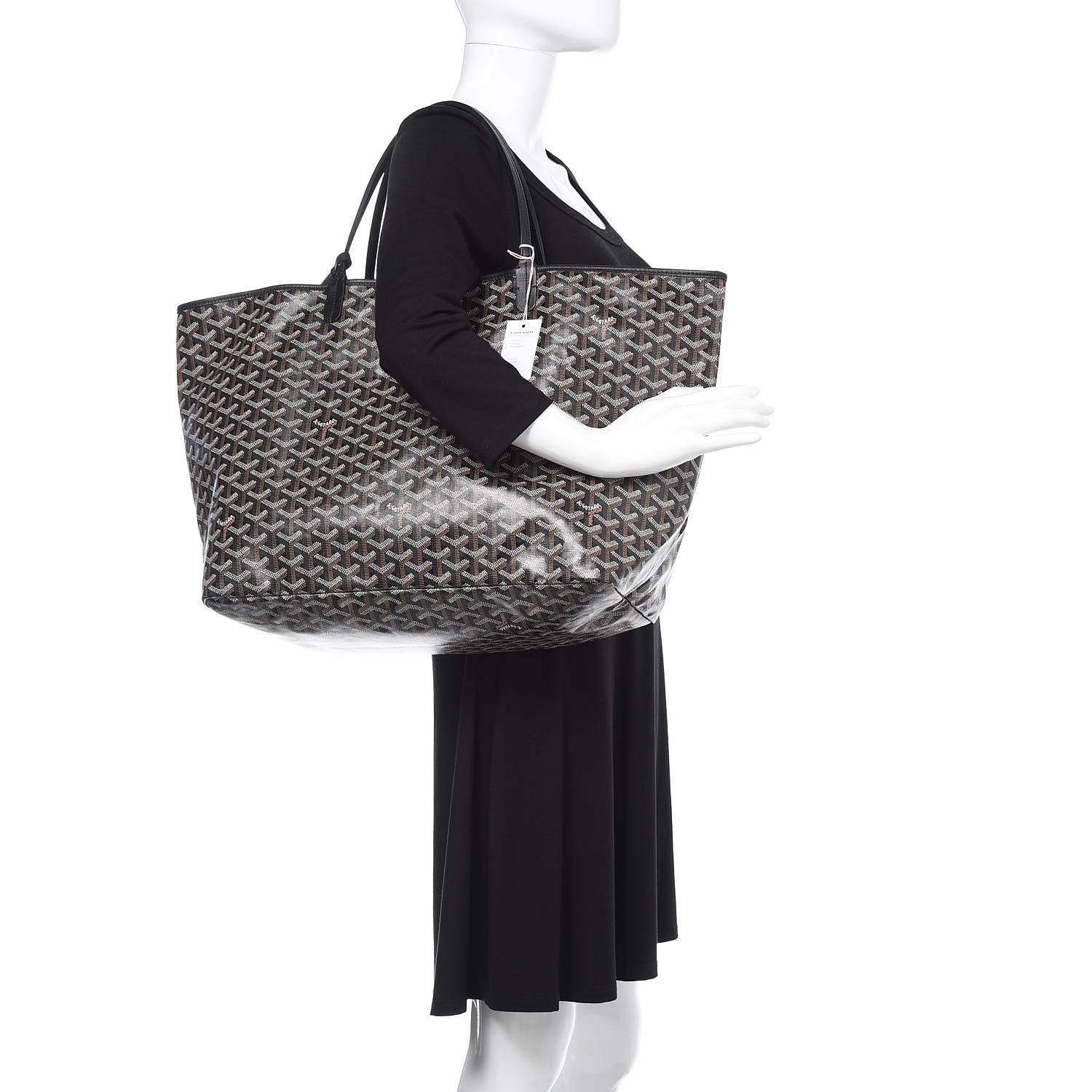Goyard Goyardine Saint Louis GM Black 2 of 9