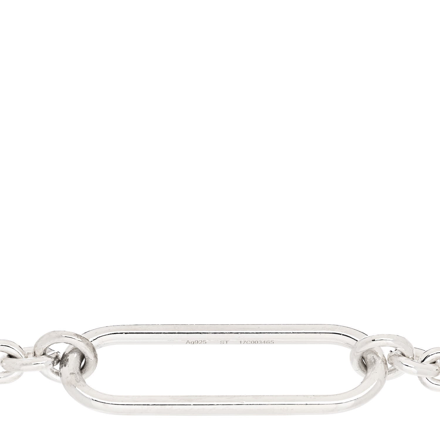 Hermes Sterling Silver Chaine d'Ancre Twist Bracelet ST 4 of 5