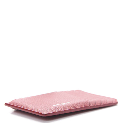 Saint Laurent Calfskin 5 Fragments Zip Card Case Red 4 of 8