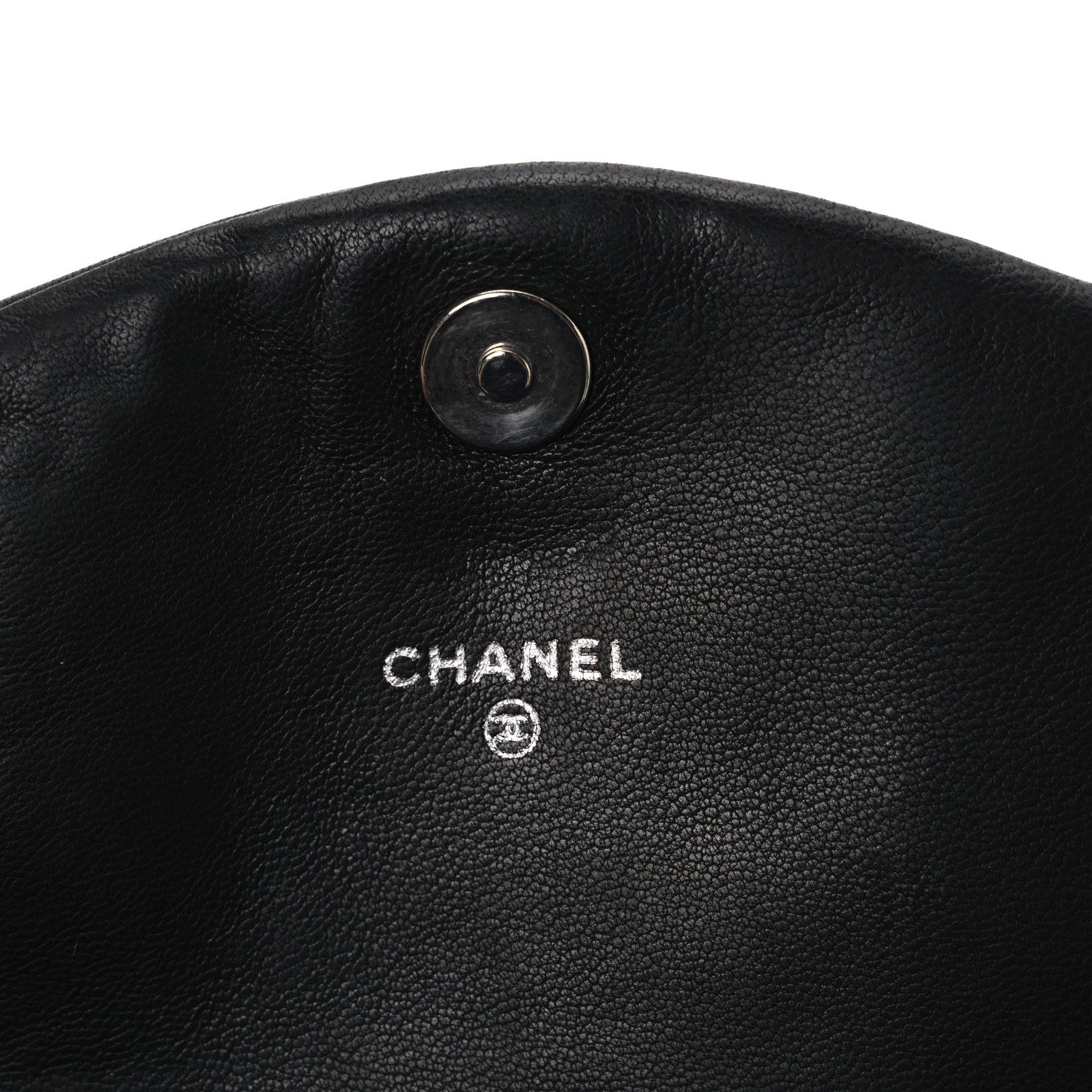 Chanel Lambskin Half Moon Wallet On Chain WOC Black 5 of 10