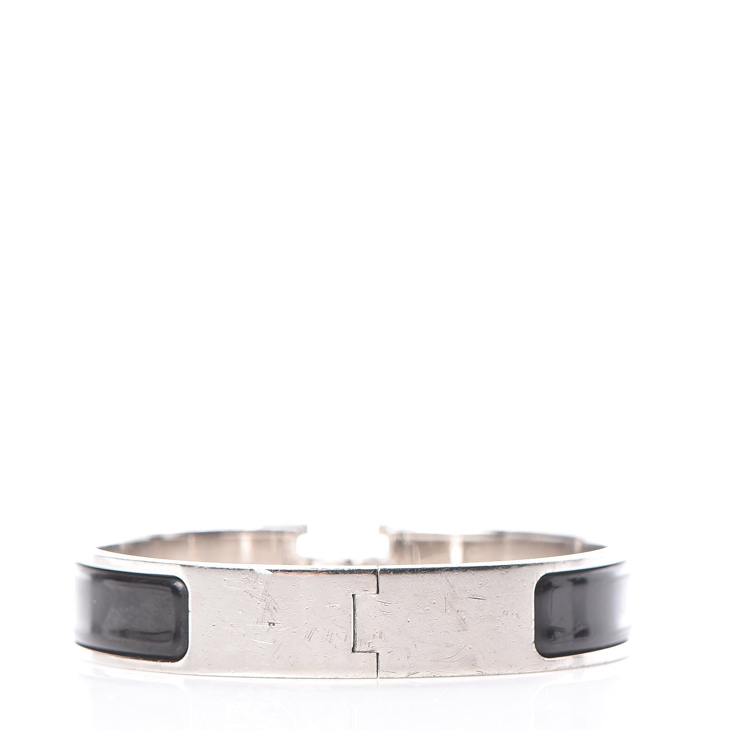 Hermes Enamel Narrow Clic Clac H Bracelet PM Black 3 of 6