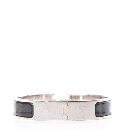 Hermes Enamel Narrow Clic Clac H Bracelet PM Black 3 of 6