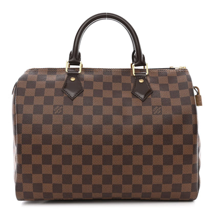 Louis Vuitton Damier Ebene Speedy 30 1 of 10