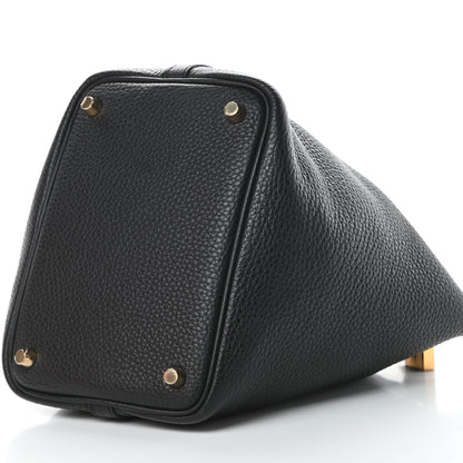 Hermes Taurillon Clemence Picotin Lock 18 PM Black 10 of 11