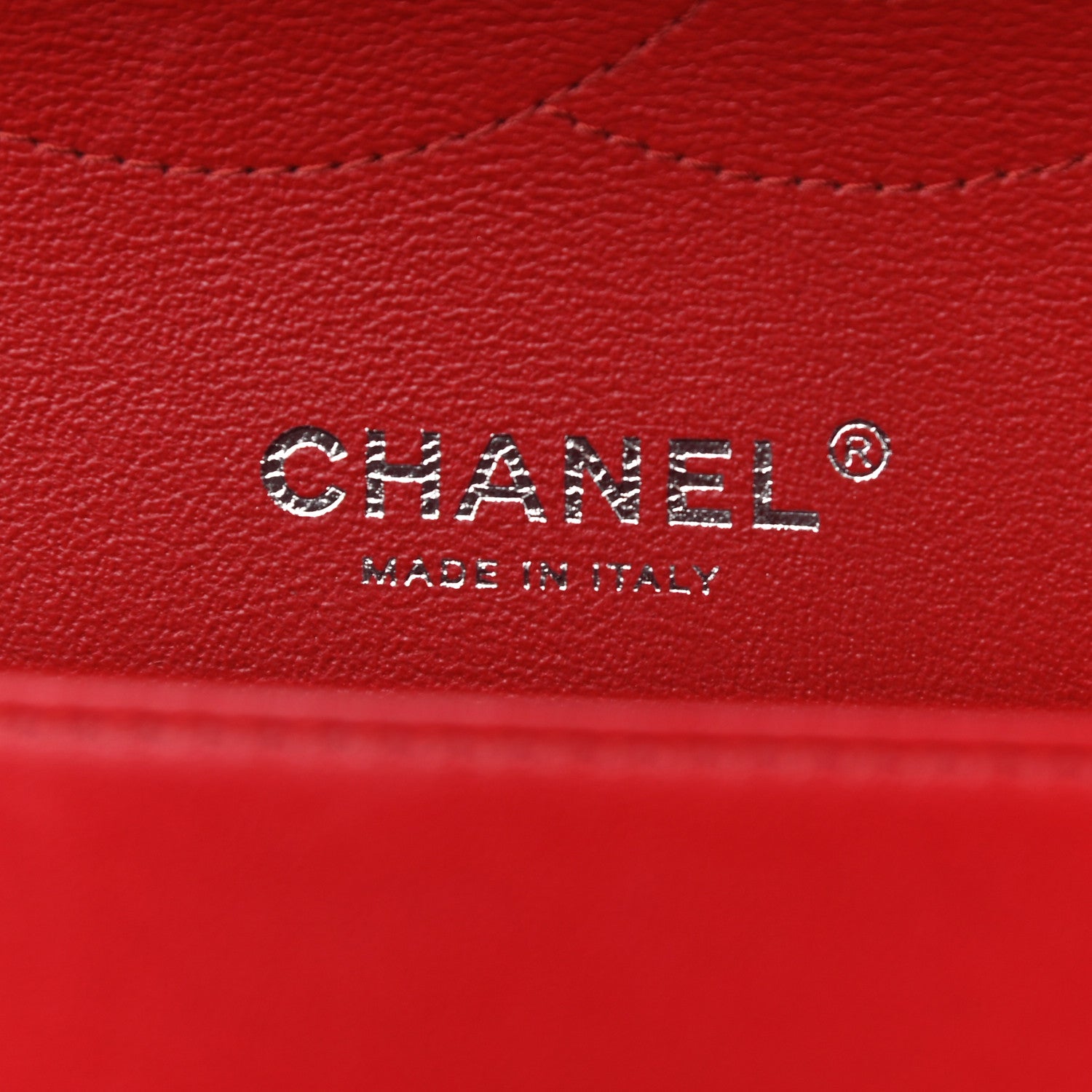 Chanel Lambskin Quilted Jumbo Double Flap Red 6 of 11
