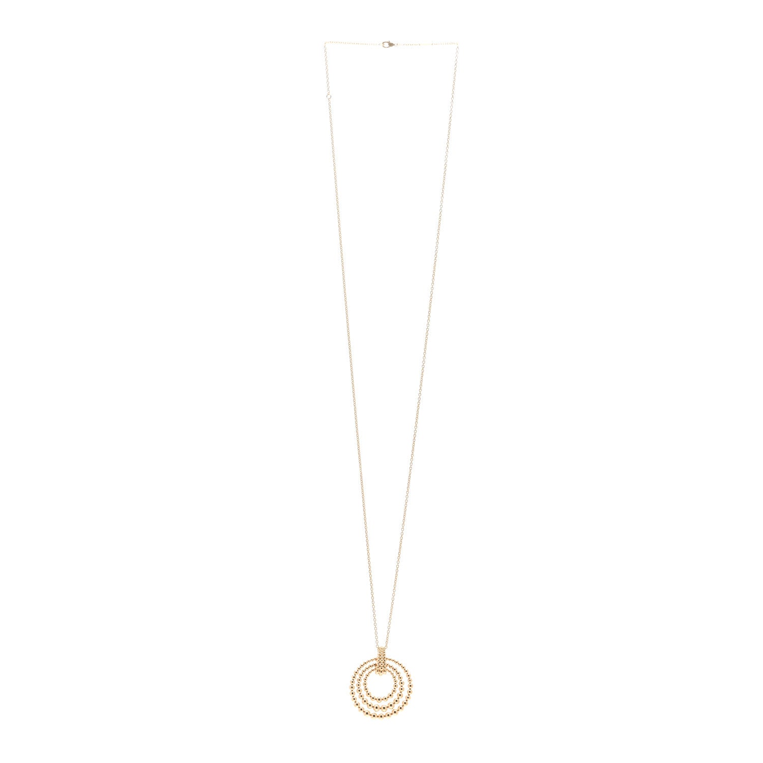 Van Cleef & Arpels 18K Yellow Gold Onyx Perlee Couleurs Transformable Long Necklace 3 of 5