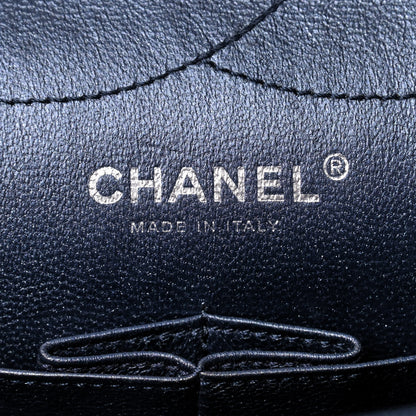 Chanel Metallic Aged Calfskin Quilted 2.55 Reissue 228 Flap Blue 5 of 8