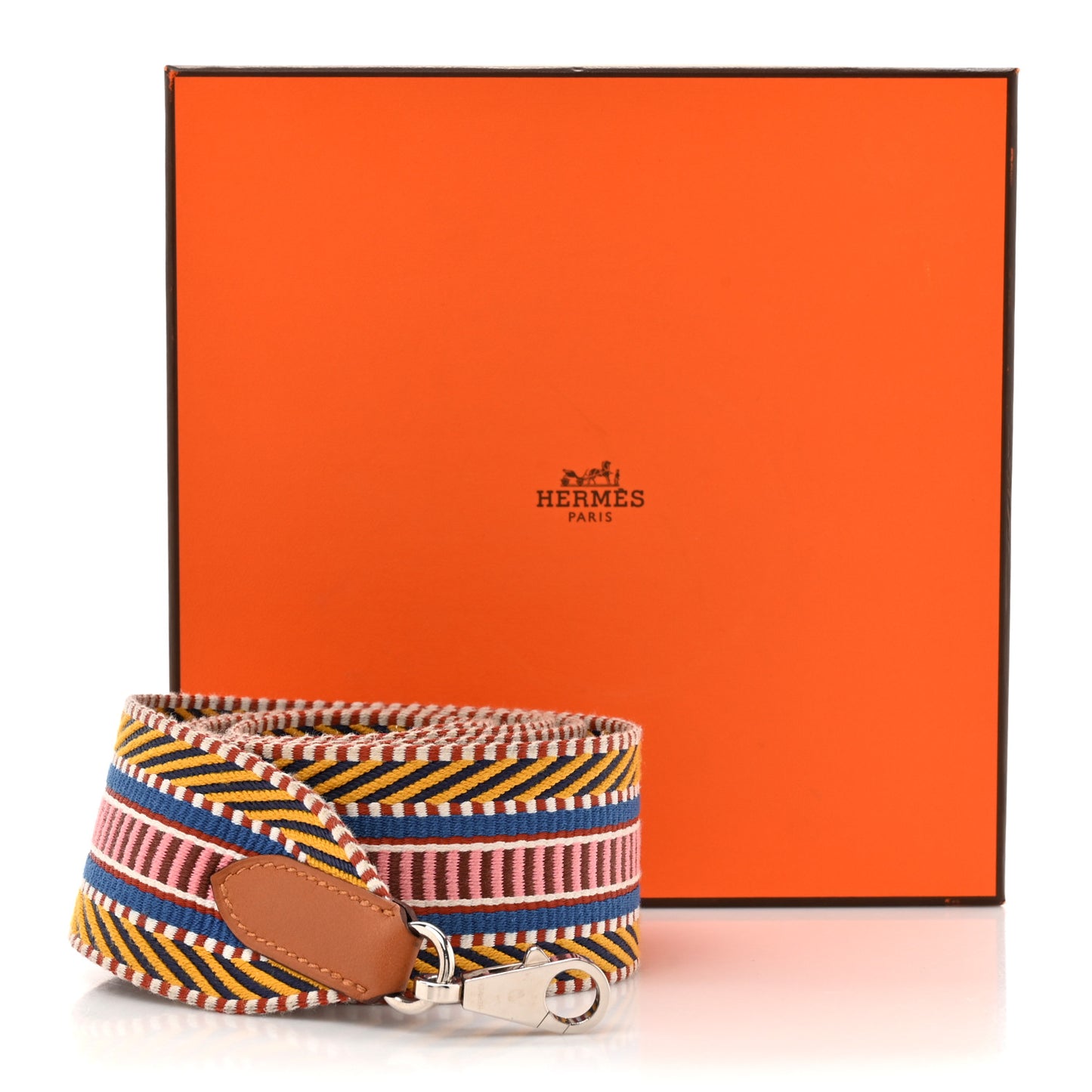 Toile Swift 50mm Sangle Cavale Shoulder Strap Ambre Rose D'Ete Gold