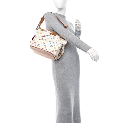 Louis Vuitton Monogram Multicolor Petit Noe White 2 of 13