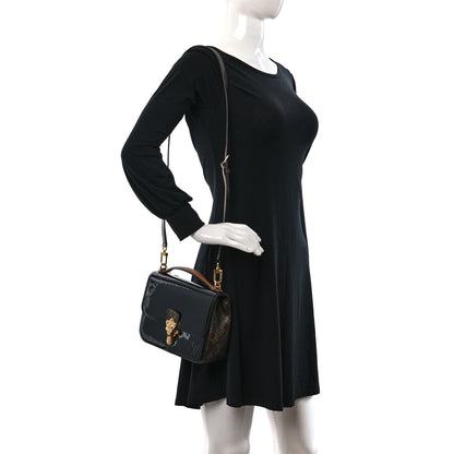 Louis Vuitton Patent Calfskin Monogram Cherrywood BB Black 2 of 8