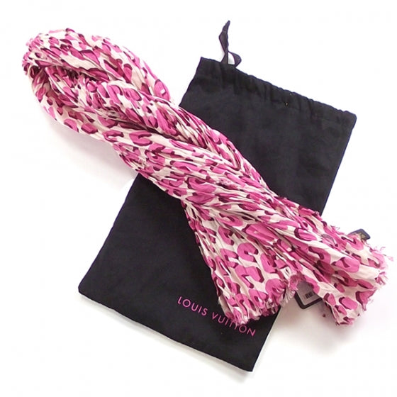 Sprouse Leopard Pareo Scarf Pink