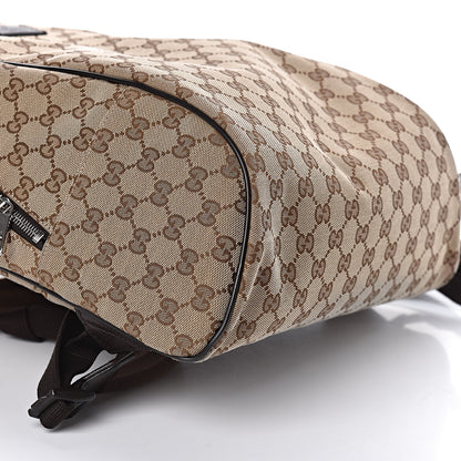 Gucci Monogram Travel Backpack Dark Brown 8 of 10