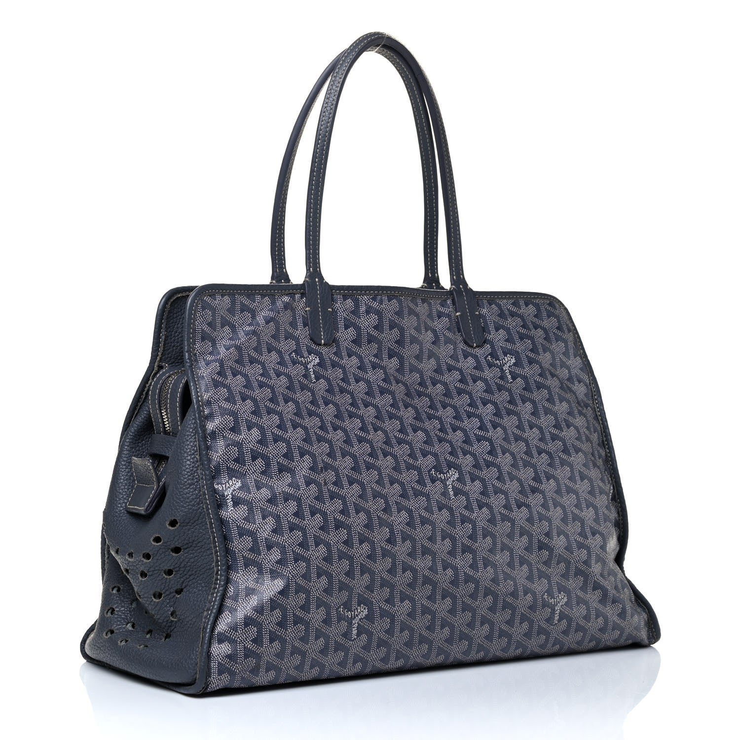 Goyard Goyardine Sac Hardy Pet Carrier PM Grey 2 of 4