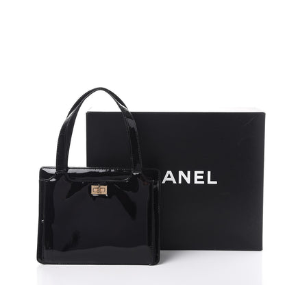 Chanel Patent Calfskin Mademoiselle Shoulder Bag Black 10 of 10